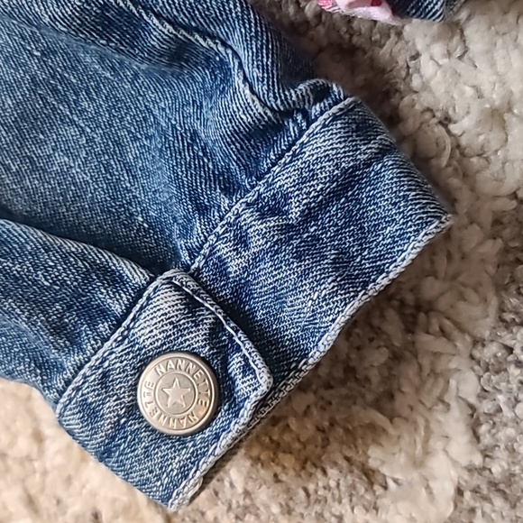 4 for $28 - Nanette Girls 2T Blue Jean Jacket with Pink Details - Picture 8 of 8